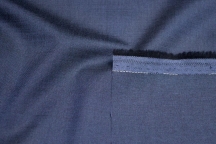 Blue melange fine wool suit and dress wool