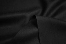 Итальянская костюмная шерсть фланель черный