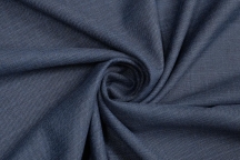 Blue melange fine wool suit and dress wool