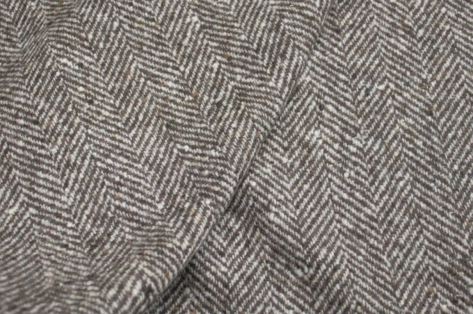 Italian woollen tweed coat