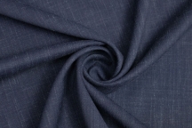 Fine suit-sweatshirt wool navy blue melange