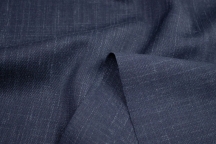 Fine suit-sweatshirt wool navy blue melange