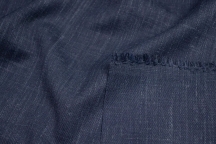 Fine suit-sweatshirt wool navy blue melange