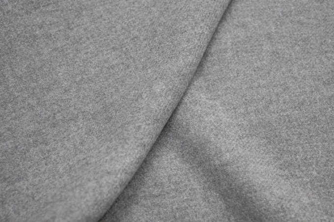 Итальянская пальтовая шерсть серый меланж