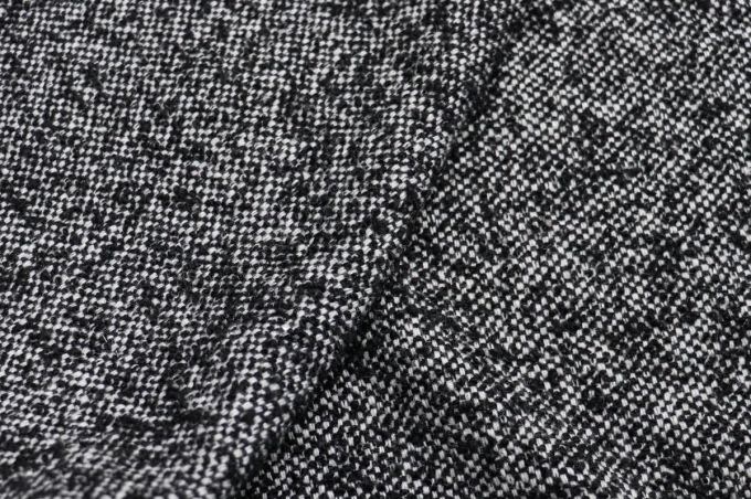 Итальянский костюмно-пальтовый шерстяной твид