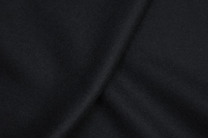 Fabiana Filippi Italian Suit Wool Black and Blue with Silk