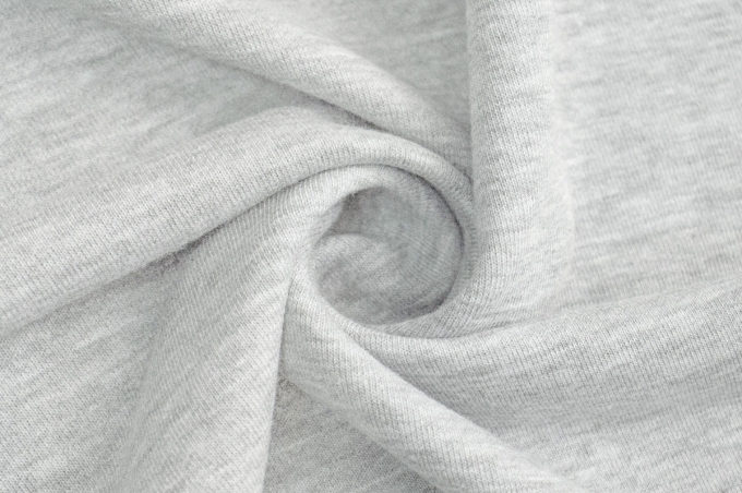 Knitted fouter 3 thread loop Grey melange