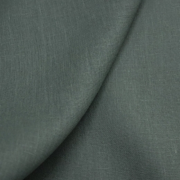 Drapery Tablecloths Heavyweight Linen pine grey-green