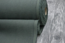 Drapery Tablecloths Heavyweight Linen pine grey-green