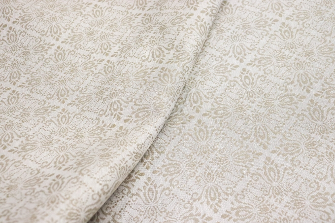 Linen with cotton decorative jacquard Damask 160cm