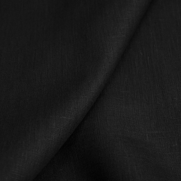 Decorative decorative linen 150cm black 09C52