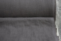 Medium Weight Linen Stone Washed graphite