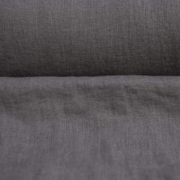 Medium Weight Linen Stone Washed graphite