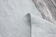 Medium Weight Linen Stone Washed menthol grey
