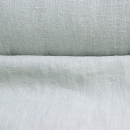 Medium Weight Linen Stone Washed menthol grey