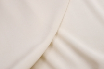 Natural silk crepe silk crepe with elastane in cream