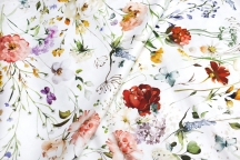 Bed linen sateen 240 cm pale turquoise