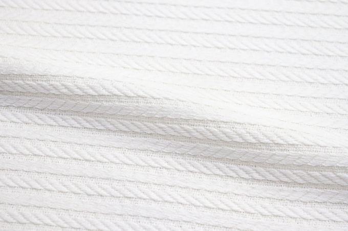 Хлопок для пледов и покрывал 240 см бело-молочный