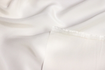 Natural silk crepe silk crepe with elastane black