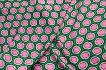 Italian Dress Dress Satin Viscose Pink Honeycomb