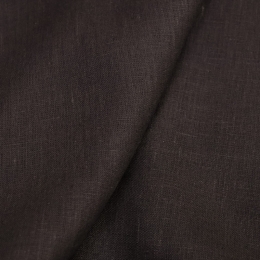 Decorative curtain linen 150 cm dark brown 09C52