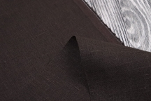 Decorative curtain linen 150 cm dark brown 09C52
