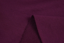 Трикотаж футер 3-х нитка диагональ Марсала 12-02 Трикотаж футер 3-х нитка диагональ Марсала 12-02