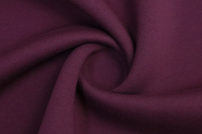Трикотаж футер 3-х нитка с начёсом Винный 12-01