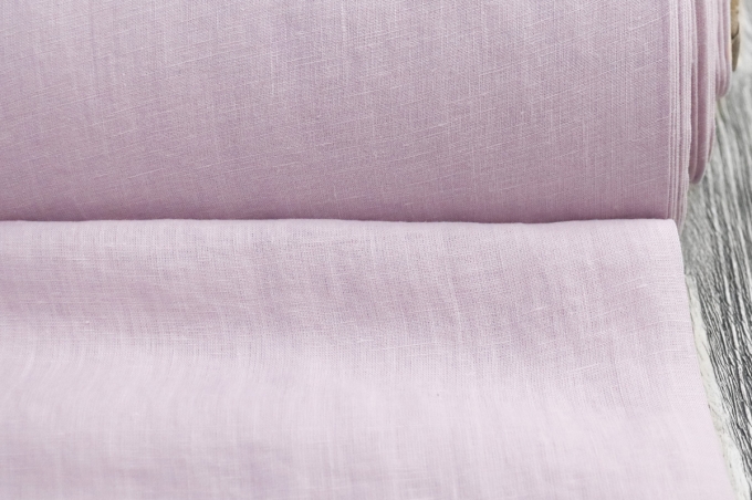 Wide Linen Fabric Stone Washed 250 cm water-colored