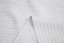 Хлопок для пледов и покрывал 240 см светло-серый теплый