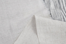 Linen cotton 180 cm Linen Fabric Stone Washed gray undyed