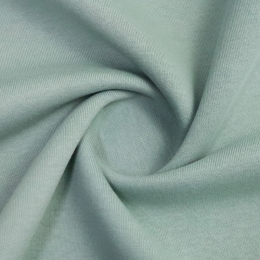 Трикотаж футер 3-х нитка с начёсом Зелено-голубой