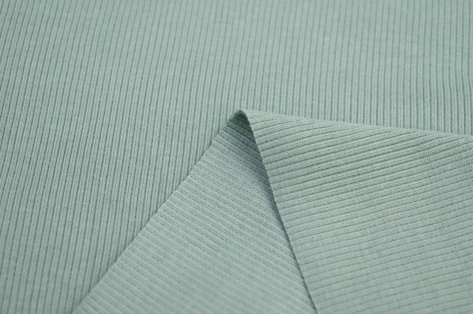 Трикотажное полотно Кашкорсе Зелено-голубой 26-688