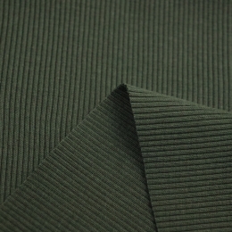 Трикотажное полотно Кашкорсе Темный хаки 28-02