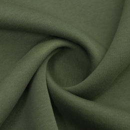 Трикотаж футер 3-х нитка с начёсом Хаки 