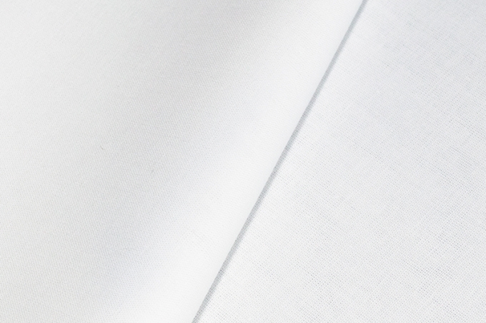 Bleached calico for bed linen