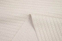 Хлопок для пледов и покрывал 240 см бело-молочный