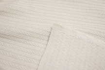 Хлопок для пледов и покрывал 240 см бело-молочный