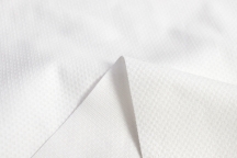 Костюмно-плательный структурный хлопок с эластаном бело-молочный Костюмно-плательный структурный хлопок с эластаном бело-молочный