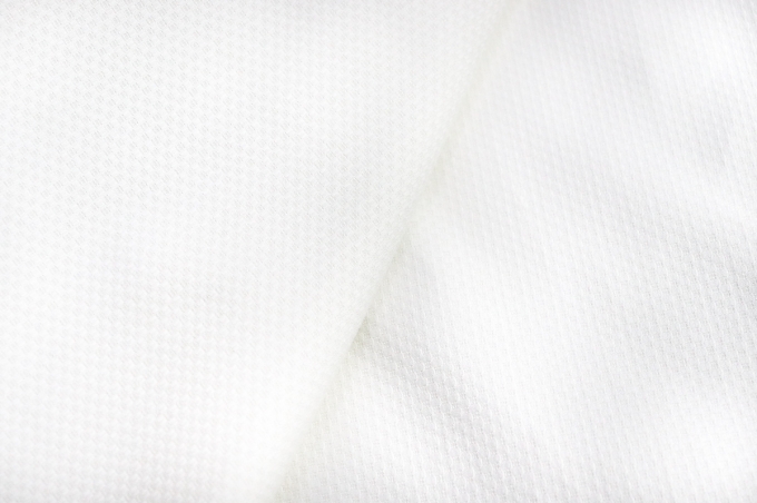Костюмно-плательный структурный хлопок с эластаном бело-молочный