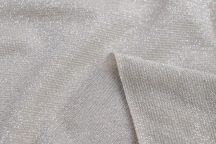 Italian viscose jersey jersey knit with lurex