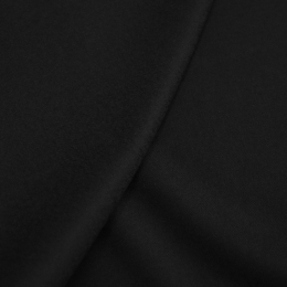 Italian suit wool-flannel black