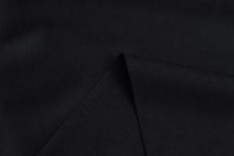 Marzotto Italian suit wool flannel with cashmere black and blue