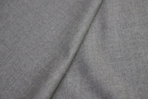 Italian suit wool-flannel gray melange