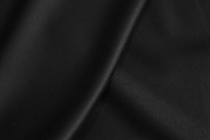 Итальянская костюмная шерсть фланель с отливом черный