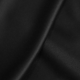 Итальянская костюмная шерсть-фланель черный