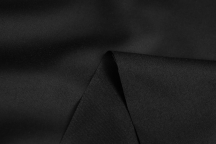 Итальянская костюмная шерсть-фланель черный