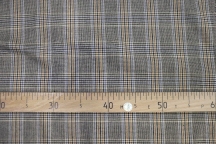 Итальянский костюмный хлопок фланель бежевая клетка Итальянский костюмный хлопок фланель бежевая клетка