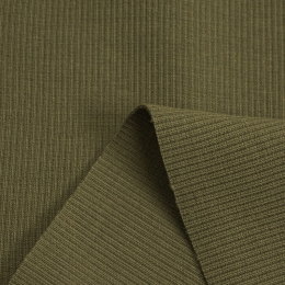 Трикотажное полотно Кашкорсе Burnt Olive 18-0521