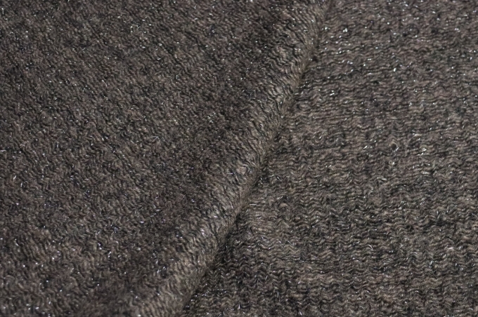 Итальянский трикотаж с шерстью мохер с люрексом